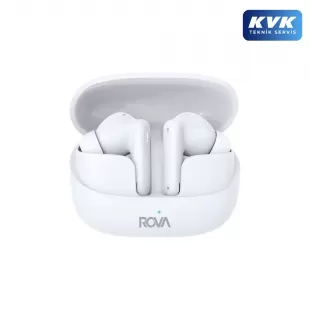 Rova BKG512B Bluetooth 5.3 TWS Kablosuz Kulaklık Beyaz