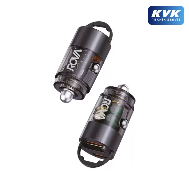Rova RV-OSB199 Araç Şarj Adaptörü USB-A USB-C Rova RV-OSB199 Araç Şarj Adaptörü USB-A USB-C