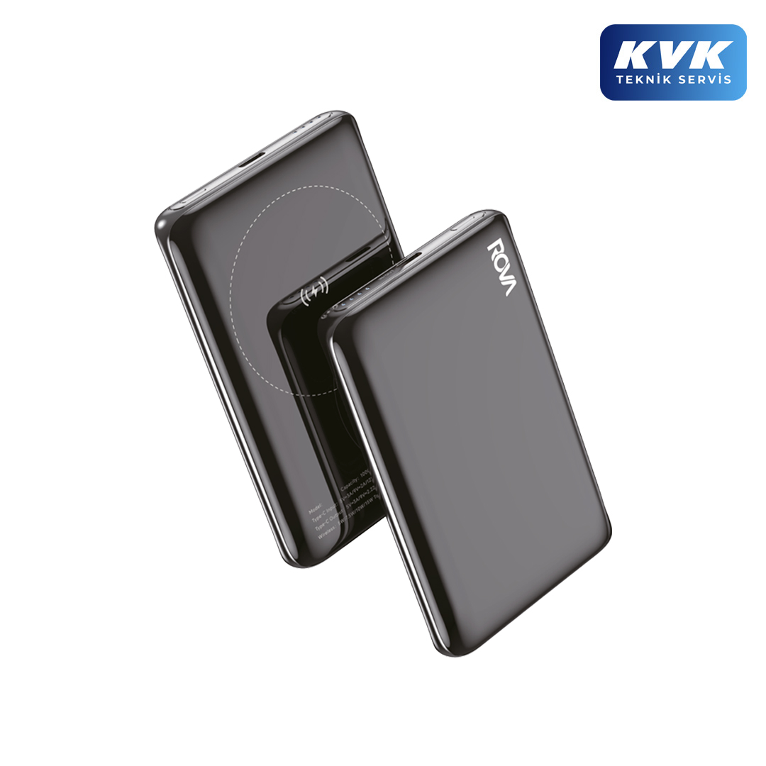Rova PWS633S 10000mAh MagSafe Kablosuz Şarjlı Powerbank Rova PWS633S 10000mAh MagSafe Kablosuz Şarjlı Powerbank