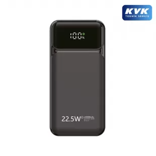 Rova PWS637S 20000mAh Dijital Göstergeli Hızlı Şarj Powerbank