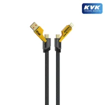 Rova KB221 A + C + L PD 65W PD27W 4 in 1 Kablo - Siyah/Turuncu