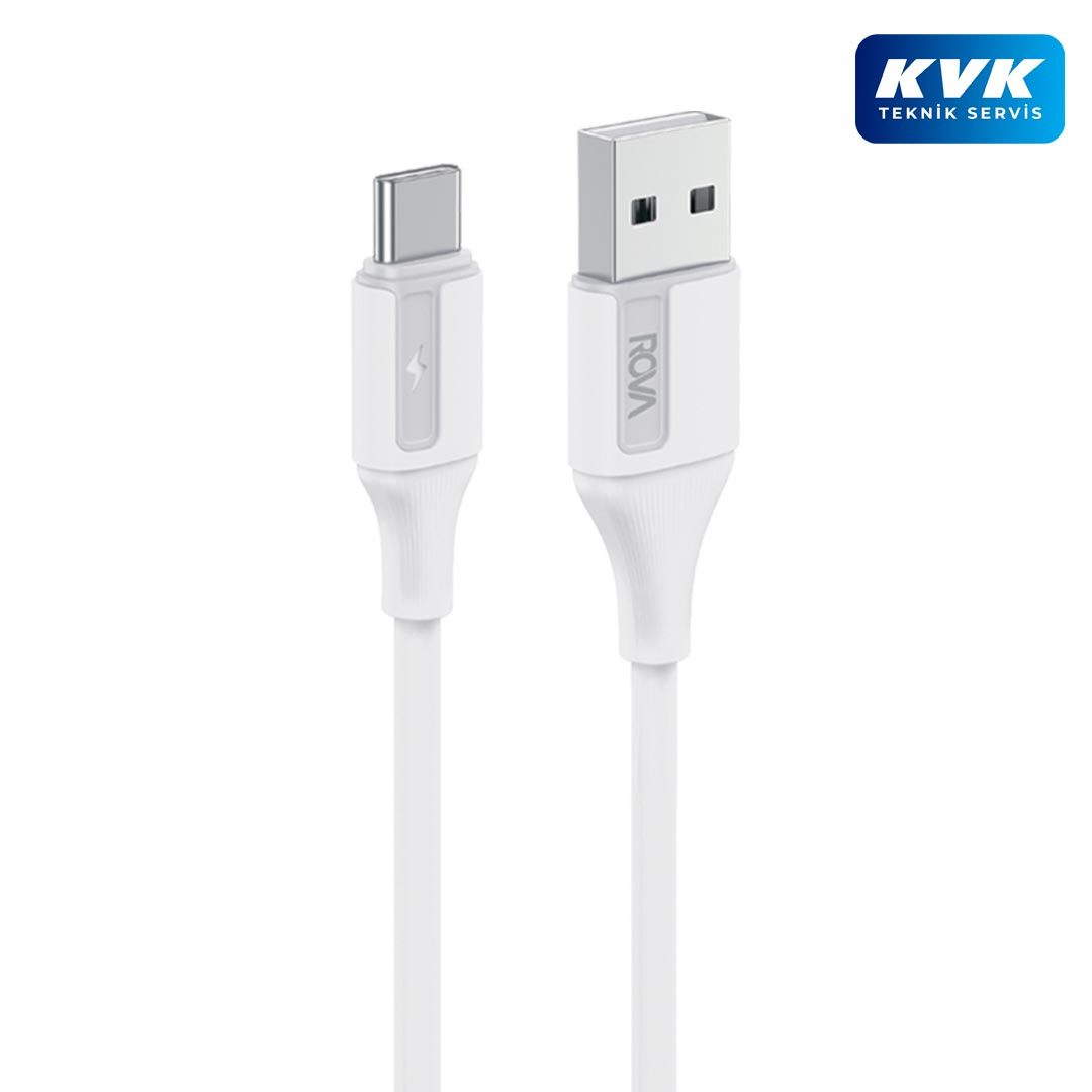 Rova KB201B Type-C Hızlı Şarj ve Data Kablosu Rova KB201B Type-C Hızlı Şarj ve Data Kablosu