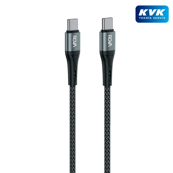Rova KB215U Type-C To Type-C Hızlı ve Data Şarj Kablosu